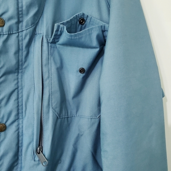 VINTAGE Mens Class 5 C5 Outdoor Jacket Size Medium Blue Tan Made in USA - Picture 4 of 16